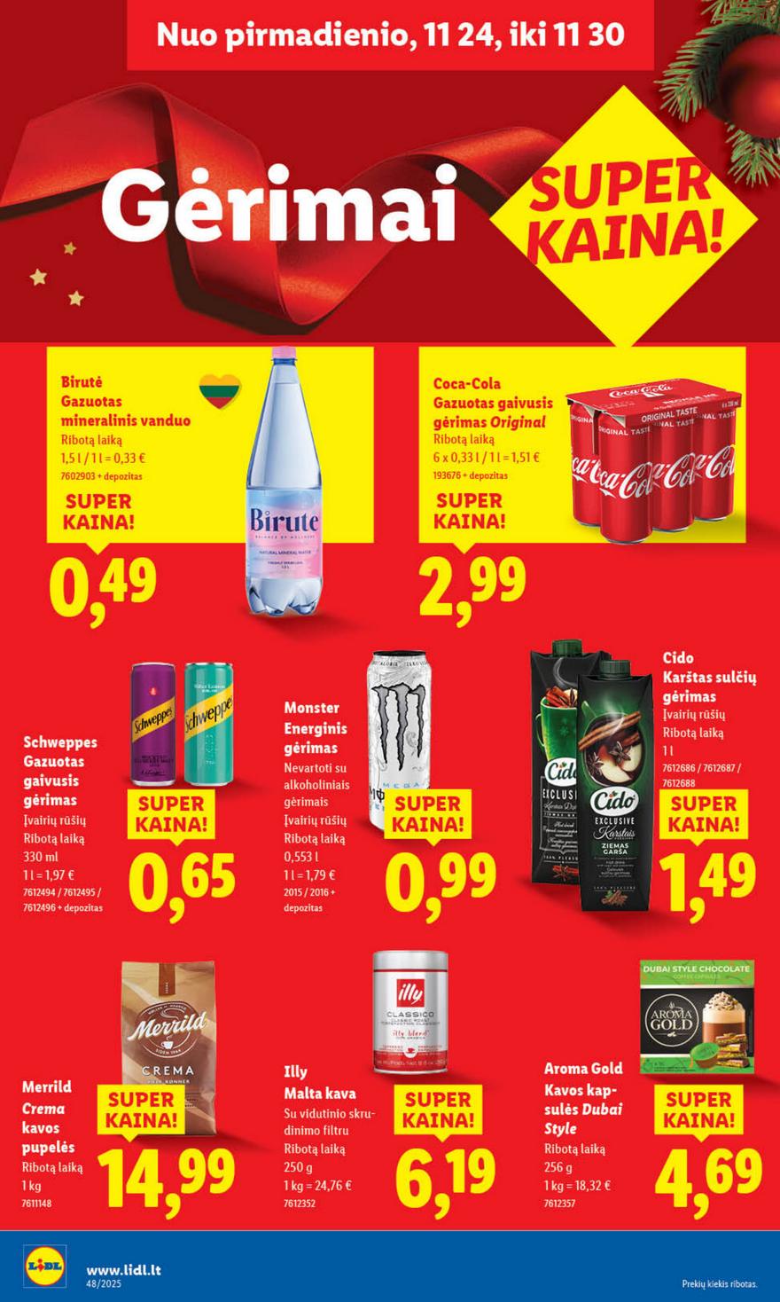Lidl leidinys naujas akcijos nuo 
  2025-11-24 iki 
  2025-11-30 | Leidinukas.lt puslapis 30
