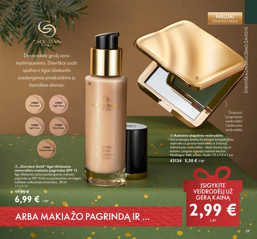 Oriflame katalogas akcijos nuo 
  2021-12-01 iki 
  2021-12-31 | Leidinukas.lt puslapis 29