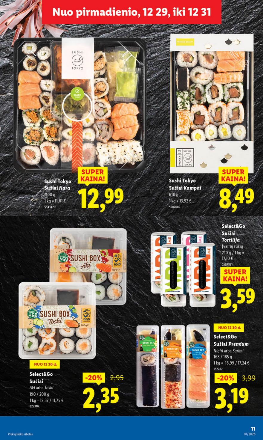 Lidl leidinys akcijos nuo 
  2025-12-29 iki 
  2026-01-04 | Leidinukas.lt puslapis 11