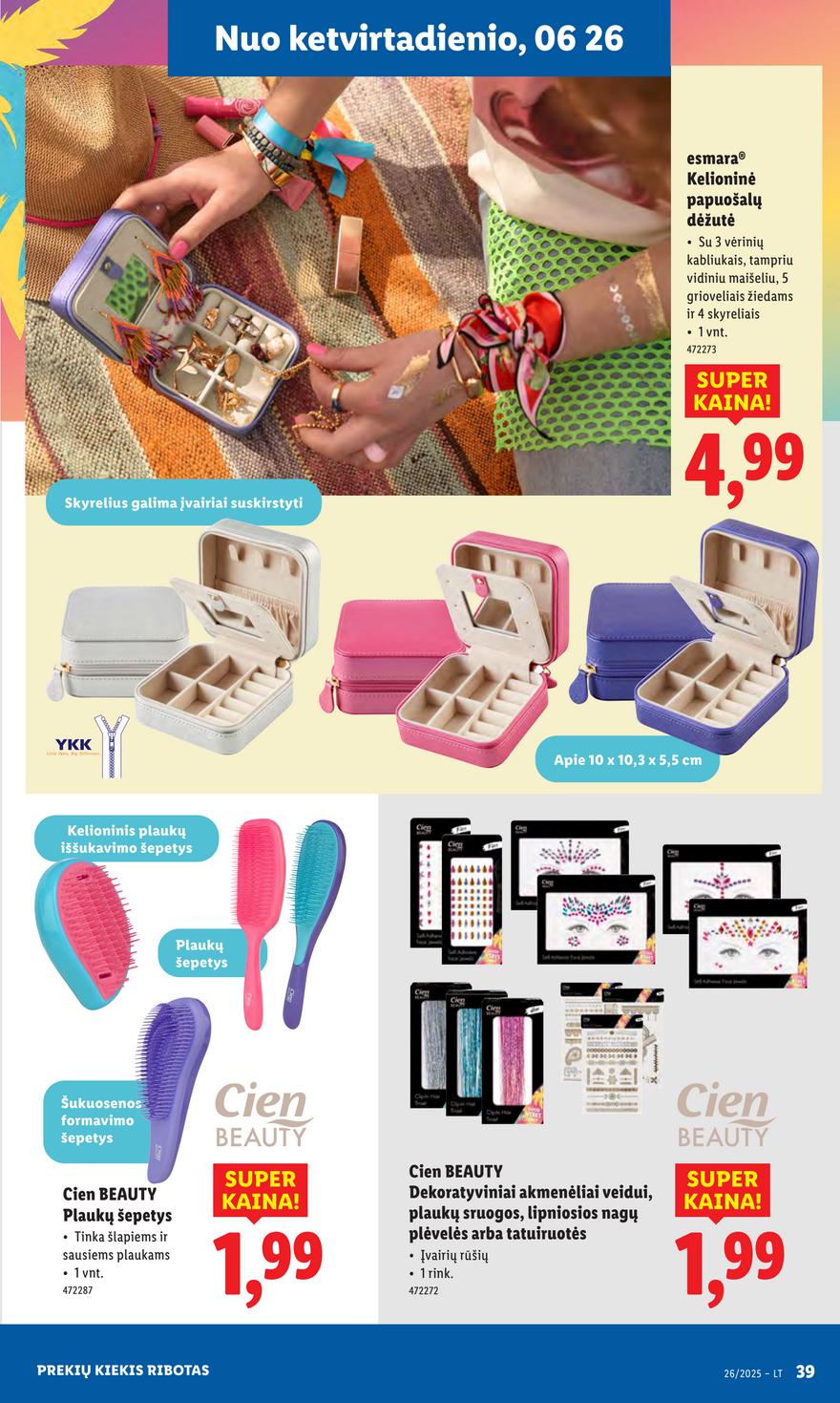 Lidl ne maisto leidinys akcijos nuo 
  2025-06-23 iki 
  2025-06-29 | Leidinukas.lt puslapis 39