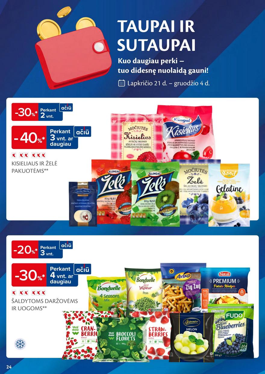 Maxima leidinys akcijos nuo 
  2023-11-28 iki 
  2023-12-04 | Leidinukas.lt puslapis 24