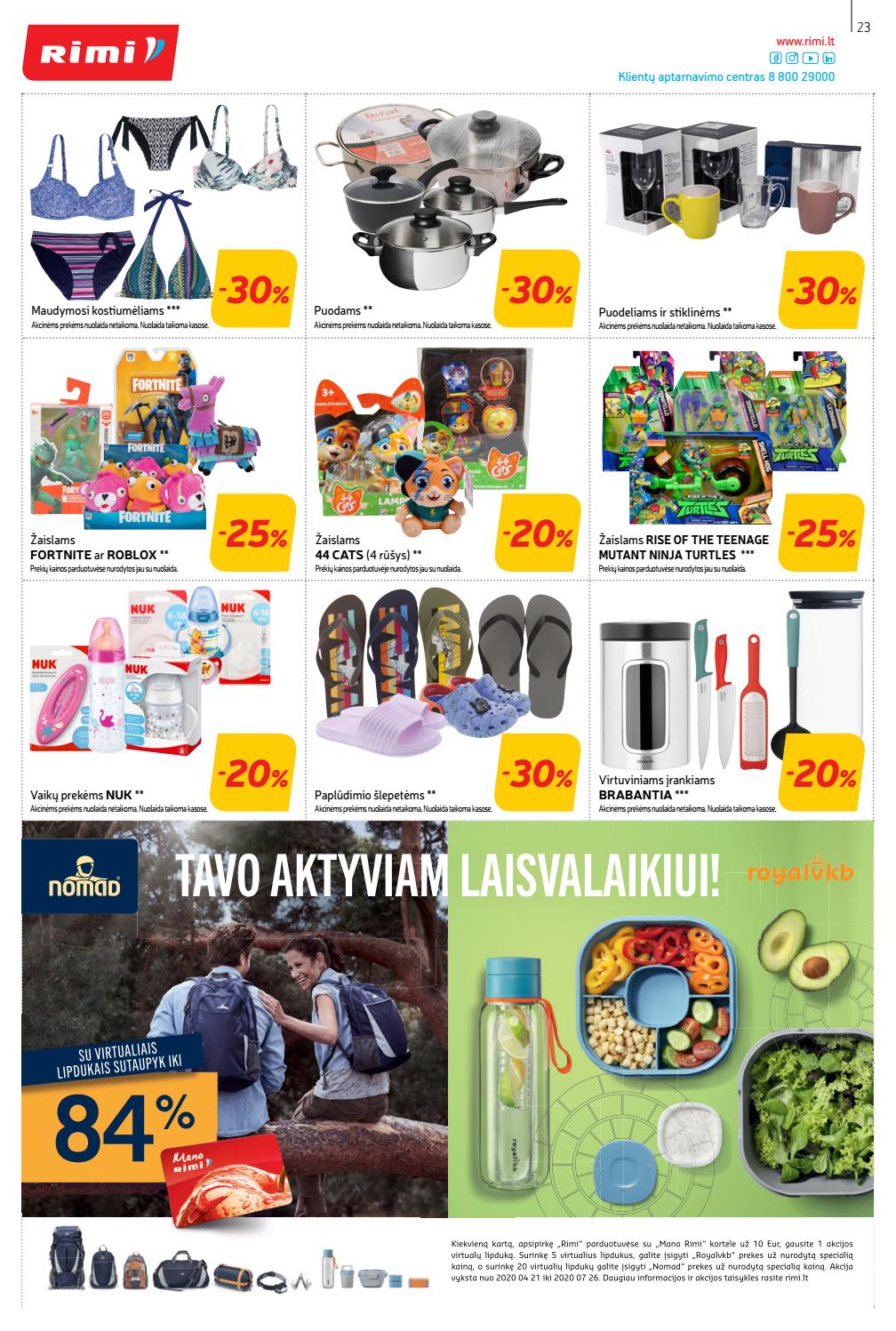 Rimi savaitinis leidinys akcijos nuo 
  2020-06-02 iki 
  2020-06-08 | Leidinukas.lt puslapis 23