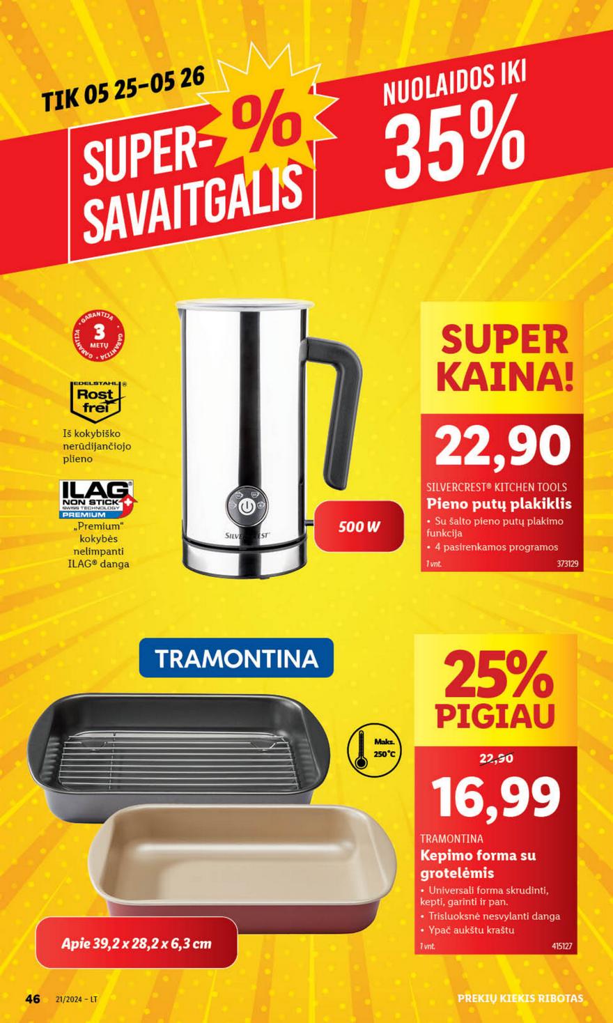 Lidl ne maisto leidinys akcijos nuo 
  2024-05-20 iki 
  2024-05-26 | Leidinukas.lt puslapis 46