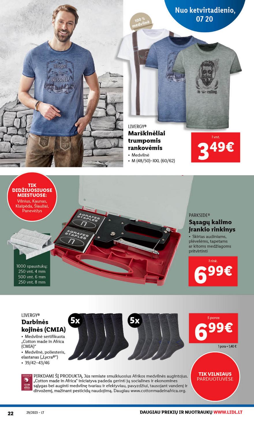 Lidl pasiūlymai akcijos nuo 
  2023-07-17 iki 
  2023-07-23 | Leidinukas.lt puslapis 22