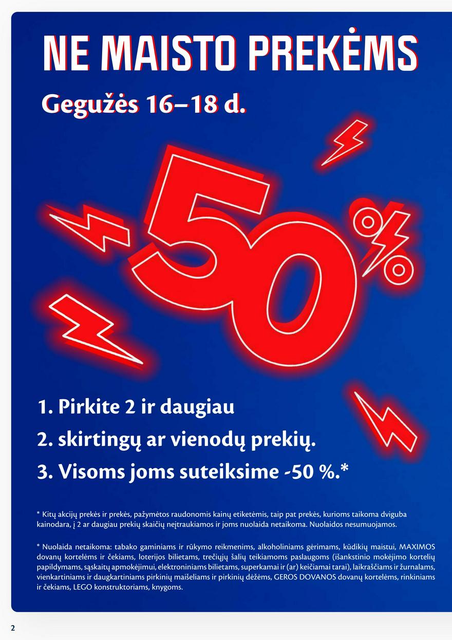 Maxima leidinys 20 akcijos nuo 
  2025-05-13 iki 
  2025-05-19 | Leidinukas.lt puslapis 2