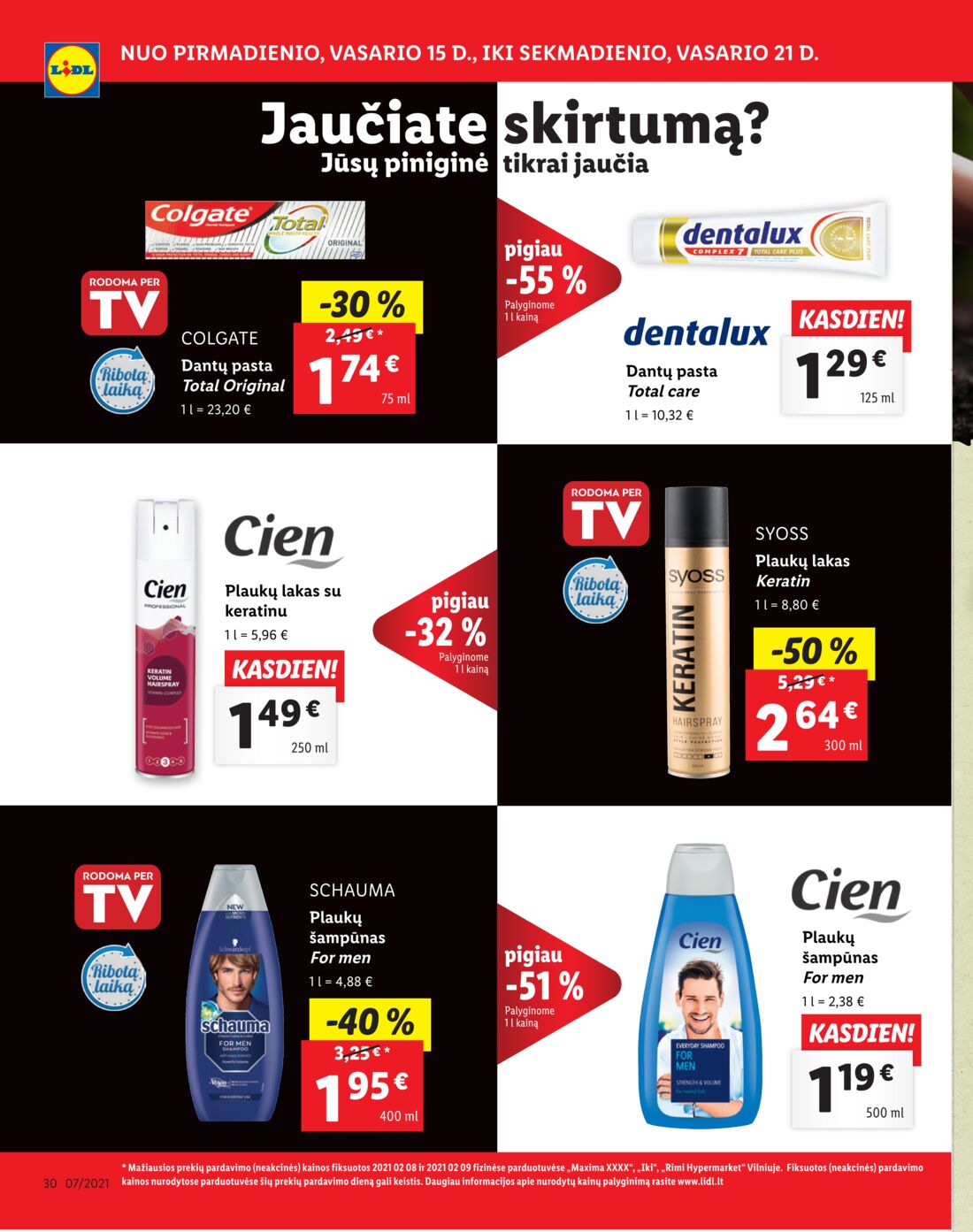 Lidl savaitinis leidinys akcijos nuo 
  2021-02-15 iki 
  2021-02-21 | Leidinukas.lt puslapis 30