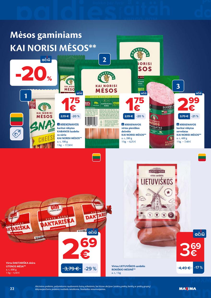 Maxima leidinys akcijos nuo 
  2026-06-16 iki 
  2026-06-22 | Leidinukas.lt puslapis 22