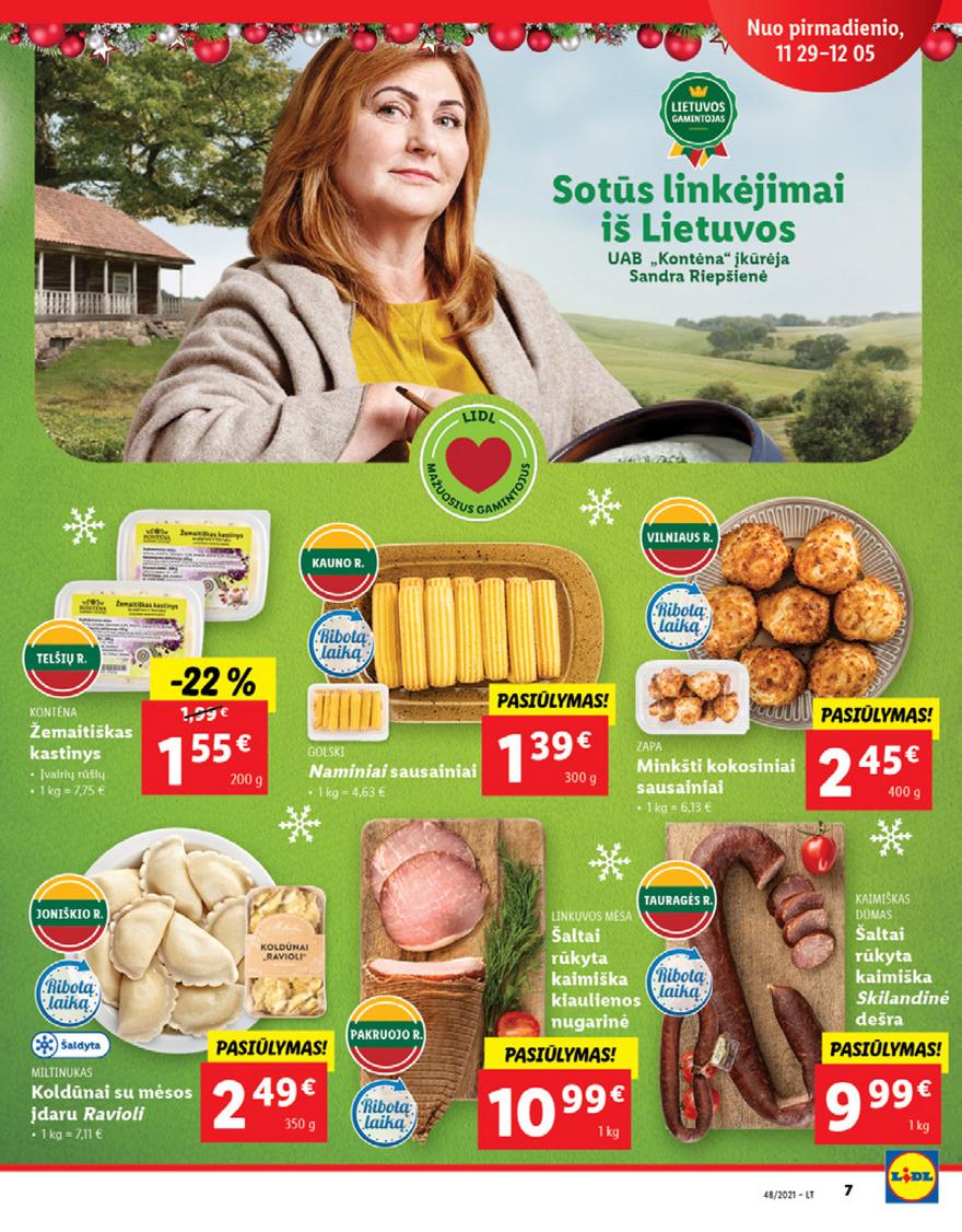 Ldil maisto leidinys akcijos nuo 
  2021-11-29 iki 
  2021-12-05 | Leidinukas.lt puslapis 7