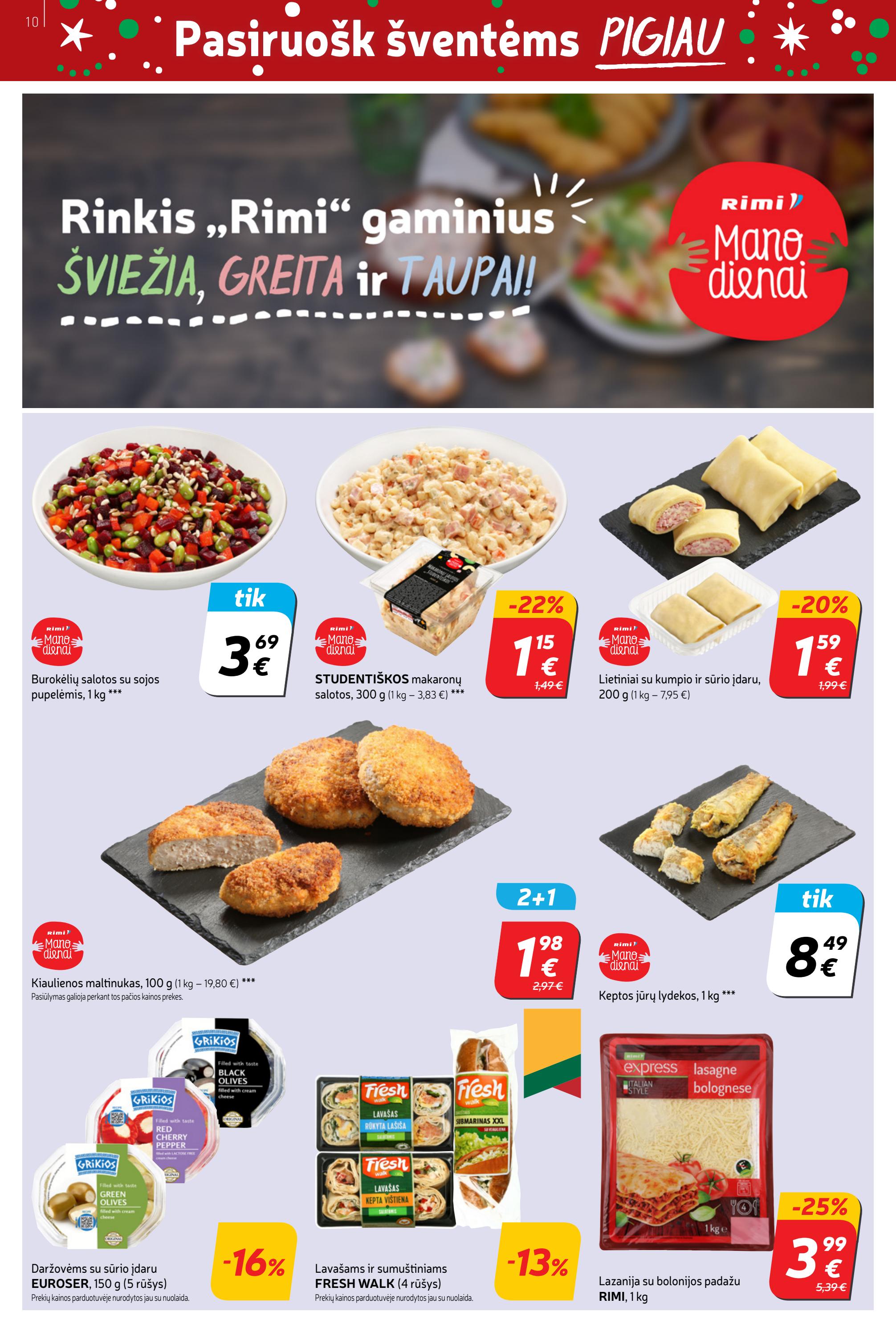 Rimi savaitinis leidinys akcijos nuo 
  2022-11-22 iki 
  2022-11-28 | Leidinukas.lt puslapis 10