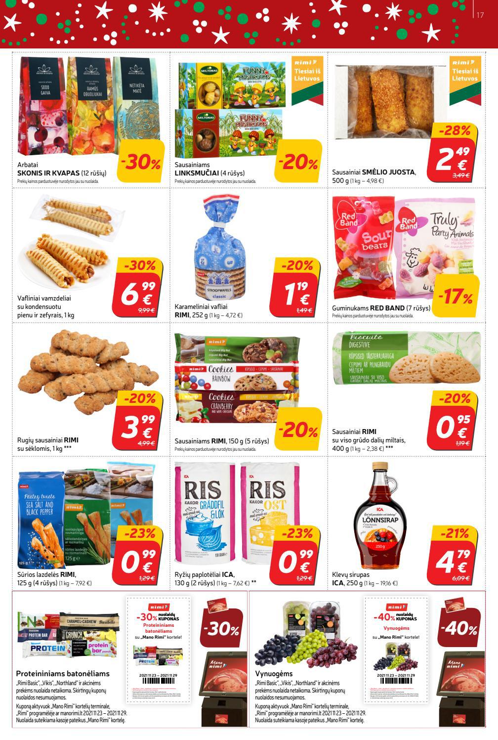 Rimi savaitinis leidinys akcijos nuo 
  2021-11-23 iki 
  2021-11-29 | Leidinukas.lt puslapis 17