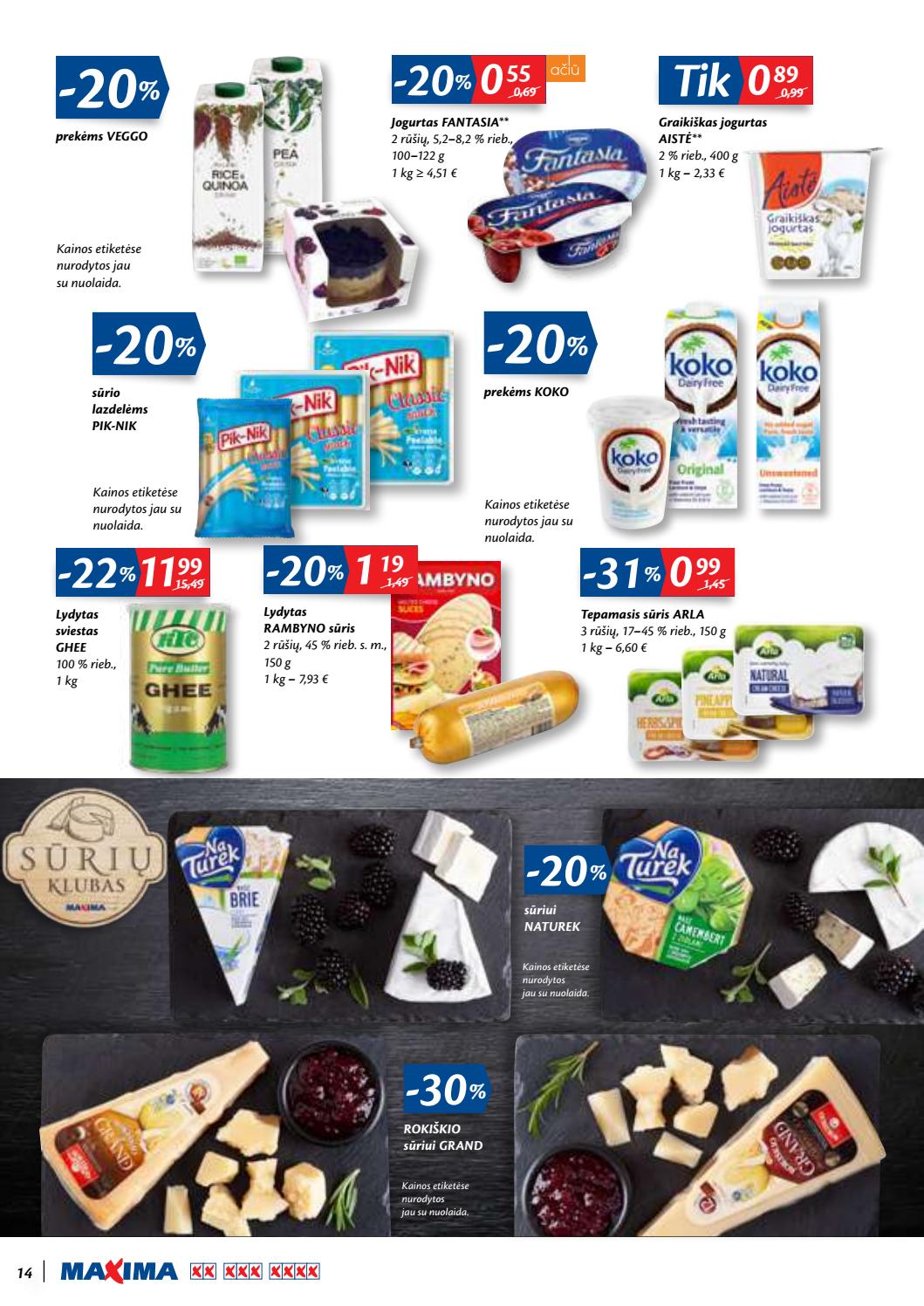 Maxima kaininis leidinys akcijos nuo 
  2019-12-05 iki 
  2019-12-18 | Leidinukas.lt puslapis 14