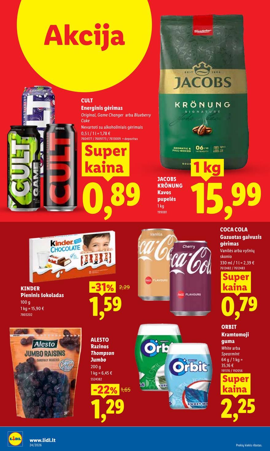 Lidl leidinys akcijos nuo 
  2026-06-08 iki 
  2026-06-14 | Leidinukas.lt puslapis 28