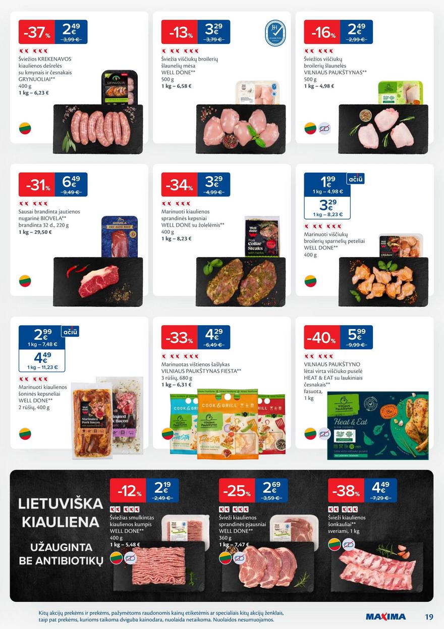 Maxima savaitinis leidinys 31 akcijos nuo 
  2025-07-29 iki 
  2025-08-04 | Leidinukas.lt puslapis 19
