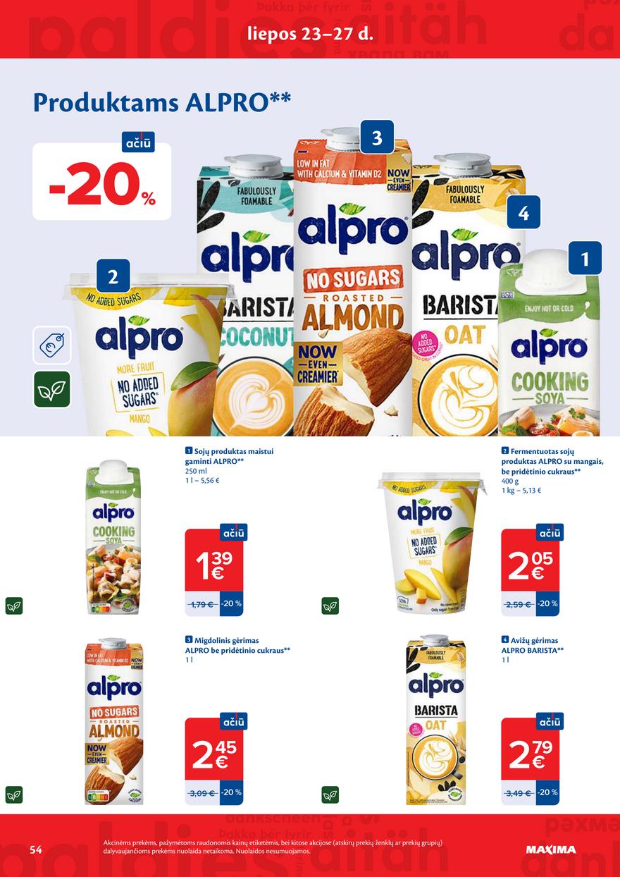 Maxima leidinys akcijos nuo 
  2026-07-21 iki 
  2026-07-27 | Leidinukas.lt puslapis 54