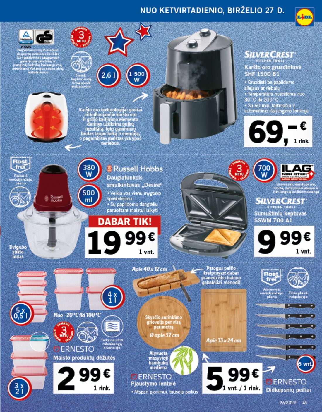Lidl savaitinis leidinys akcijos nuo 
  2019-06-24 iki 
  2019-07-02 | Leidinukas.lt puslapis 43