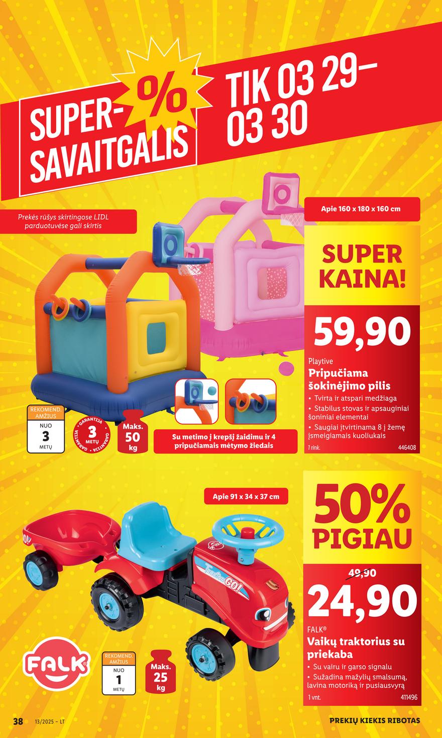 Lidl ne maisto leidinys akcijos nuo 
  2025-03-24 iki 
  2025-03-30 | Leidinukas.lt puslapis 38