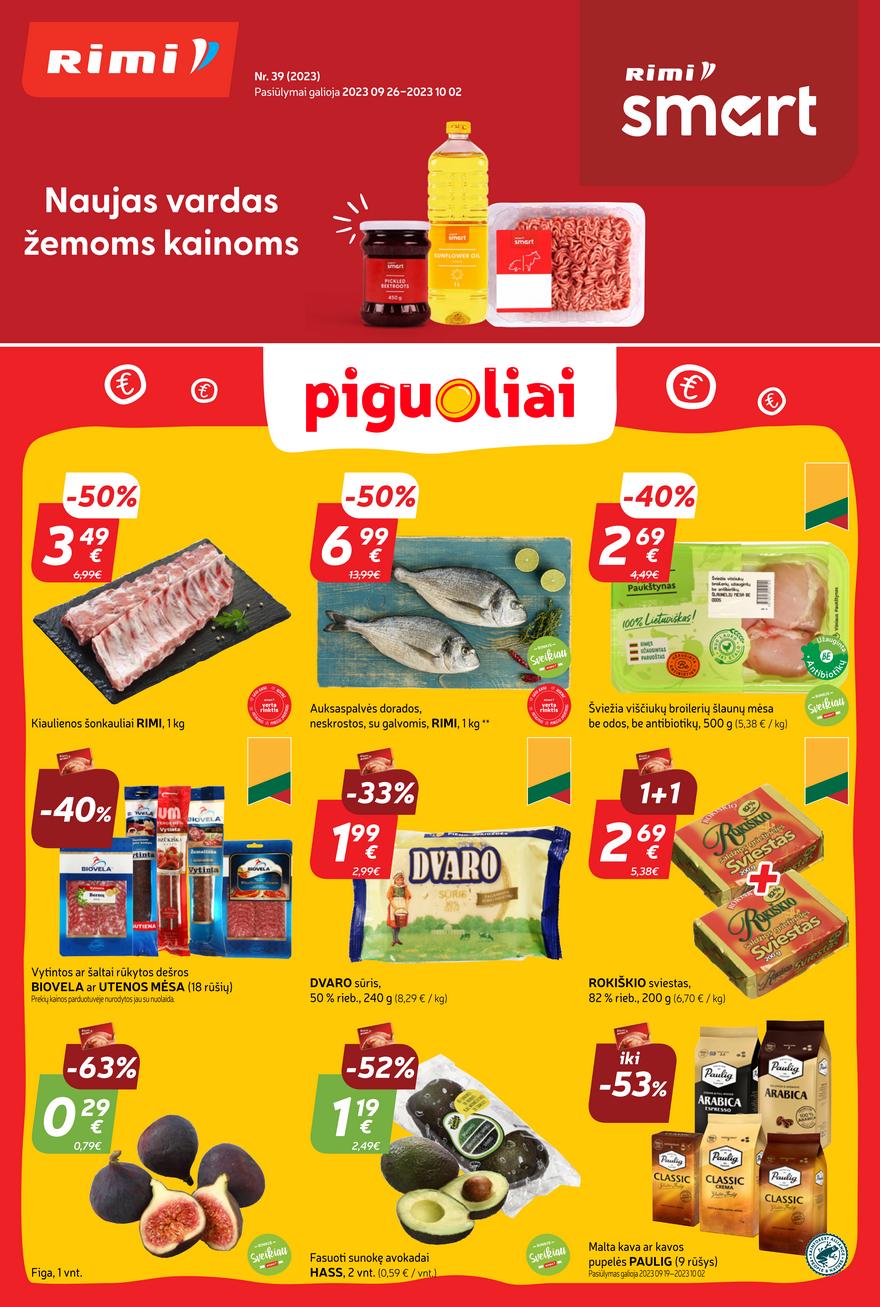 Rimi savaitinis leidinys akcijos nuo 
  2023-09-26 iki 
  2023-10-02 | Leidinukas.lt puslapis 1