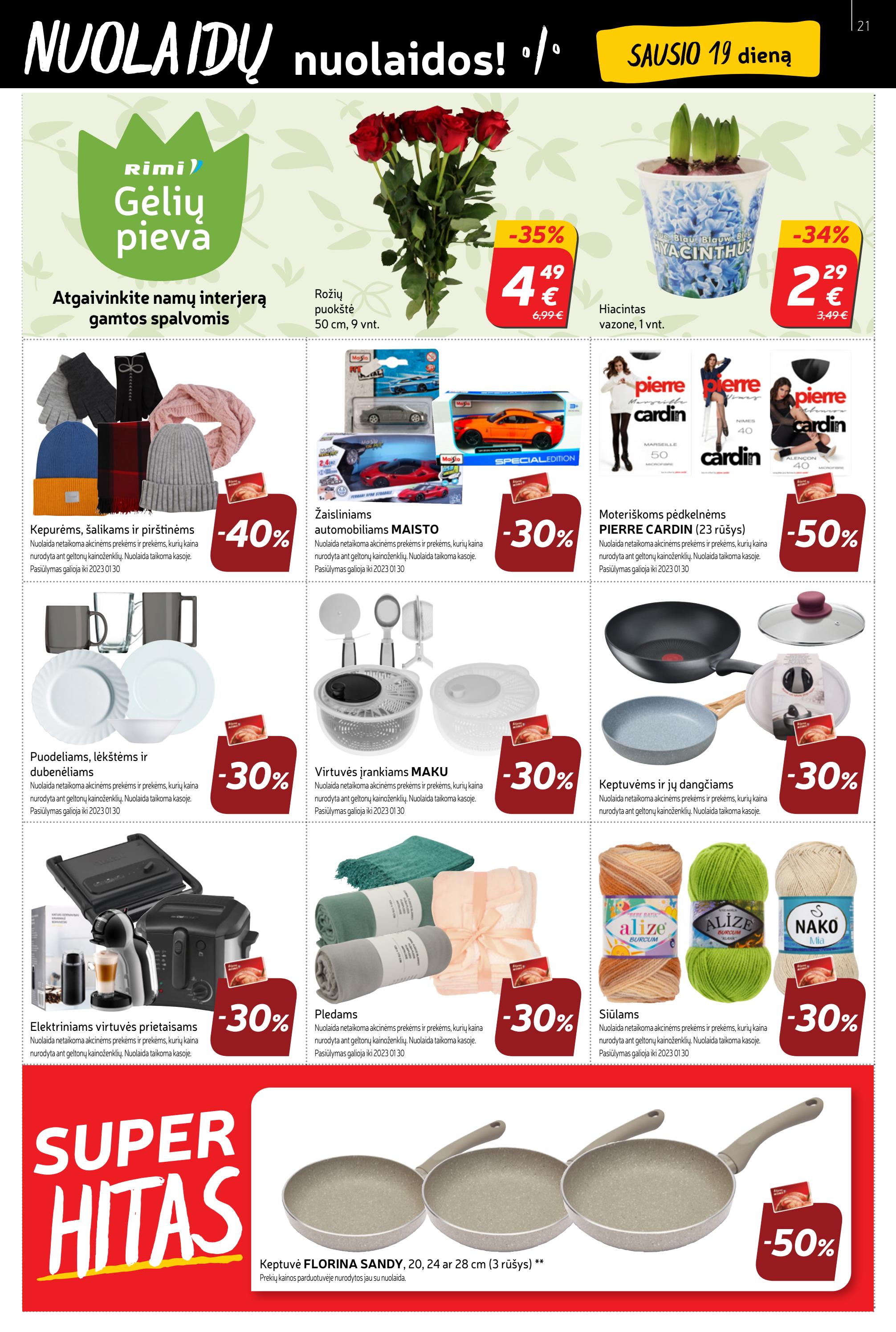 Rimi savaitinis leidinys akcijos nuo 
  2023-01-17 iki 
  2023-01-23 | Leidinukas.lt puslapis 21