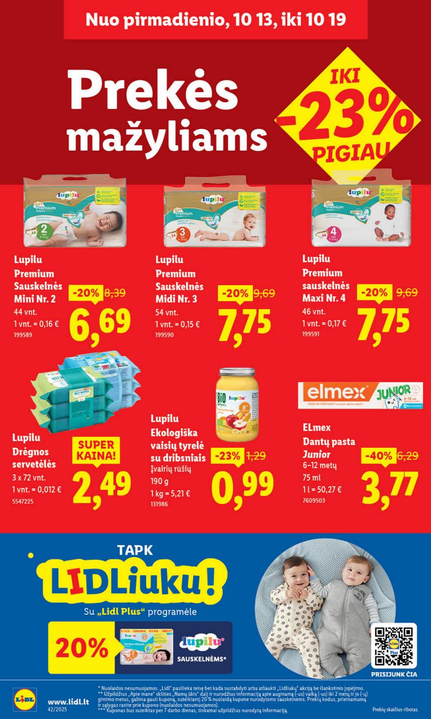 Lidl leidinys naujas akcijos nuo 
  2025-10-13 iki 
  2025-10-19 | Leidinukas.lt puslapis 52