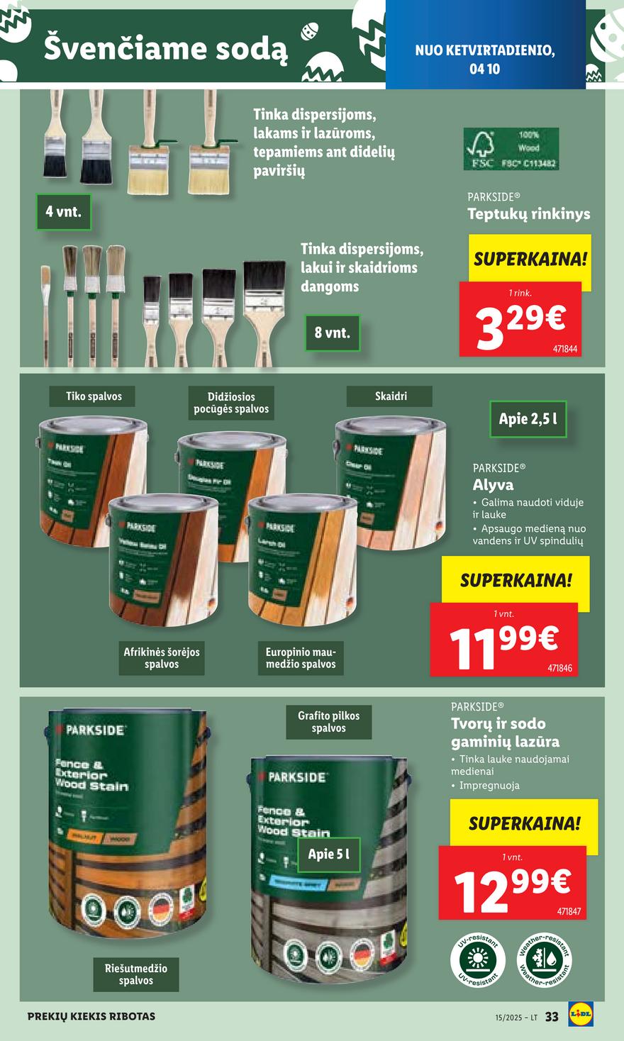 Lidl ne maisto leidinys akcijos nuo 
  2025-04-07 iki 
  2025-04-13 | Leidinukas.lt puslapis 33