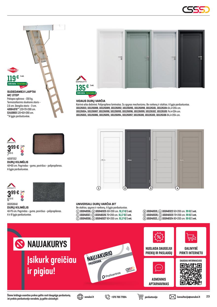 Senukai leidinys akcijos nuo 
  2025-03-13 iki 
  2025-04-14 | Leidinukas.lt puslapis 23