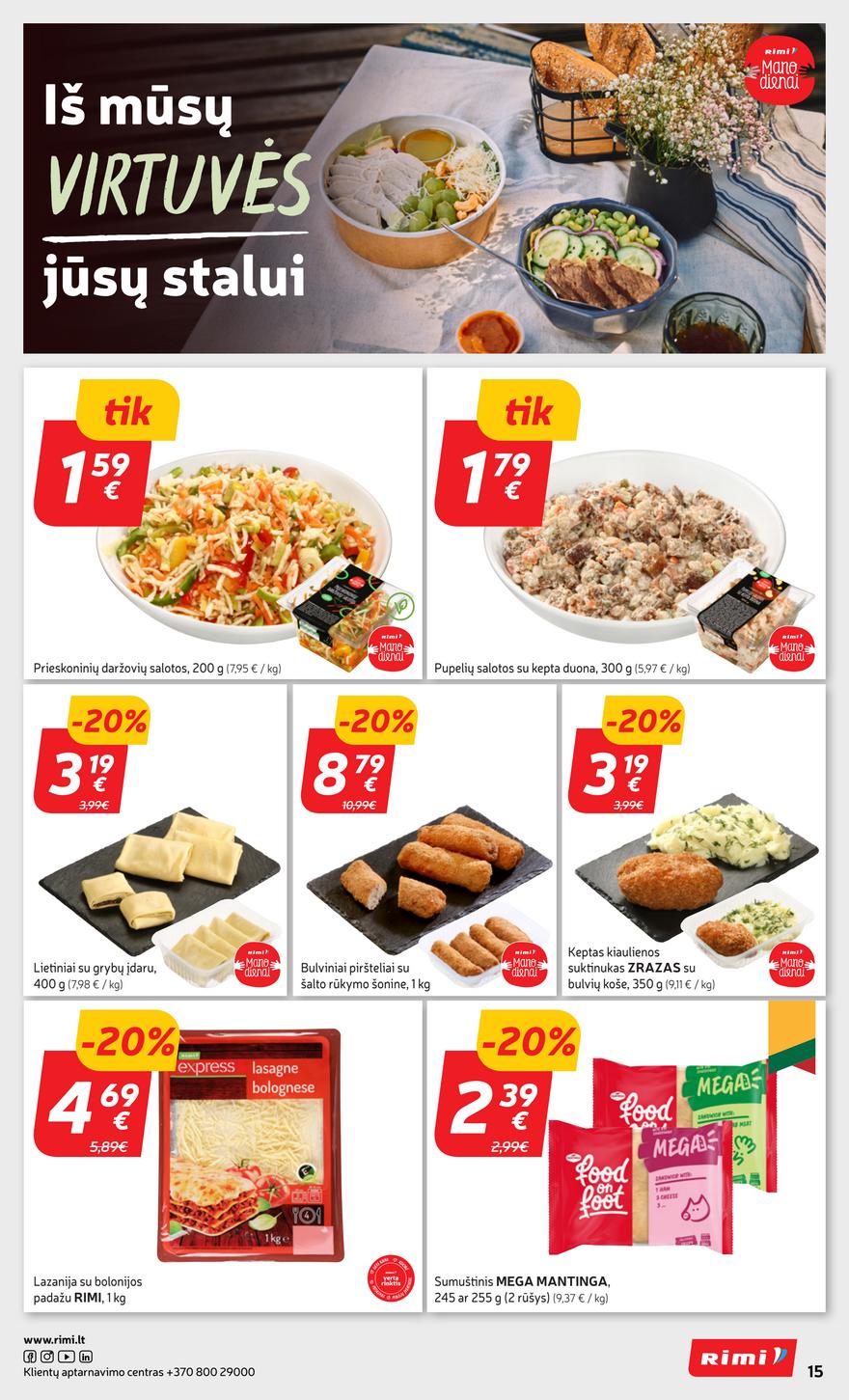 Rimi savaitinis leidinys 15 akcijos nuo 
  2025-04-08 iki 
  2025-04-14 | Leidinukas.lt puslapis 17