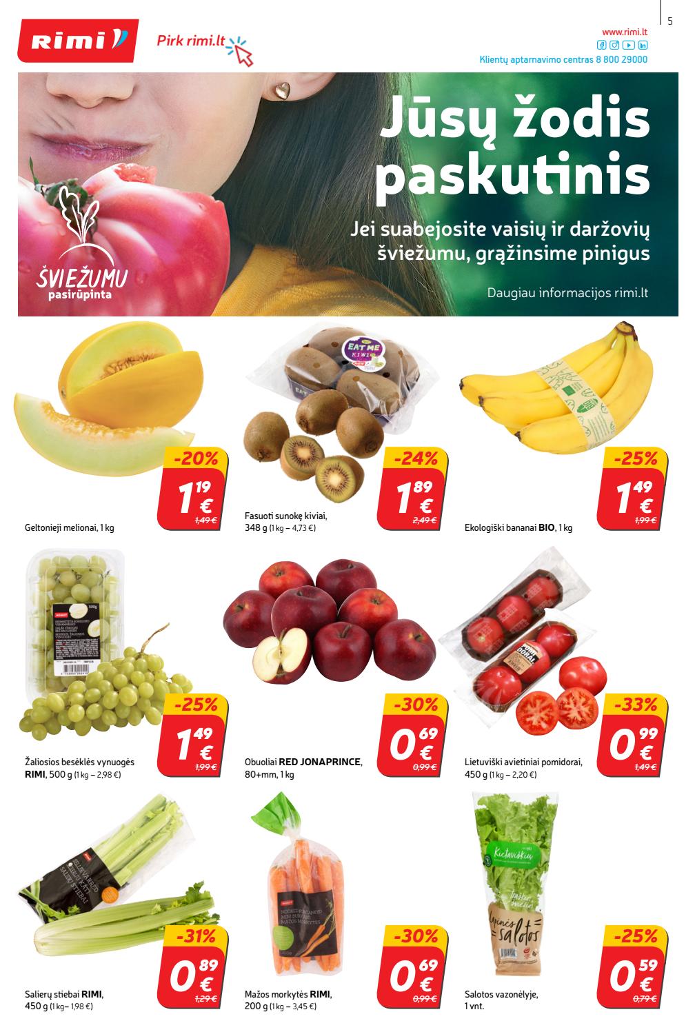 Rimi savaitinis leidinys akcijos nuo 
  2020-10-20 iki 
  2020-10-26 | Leidinukas.lt puslapis 5