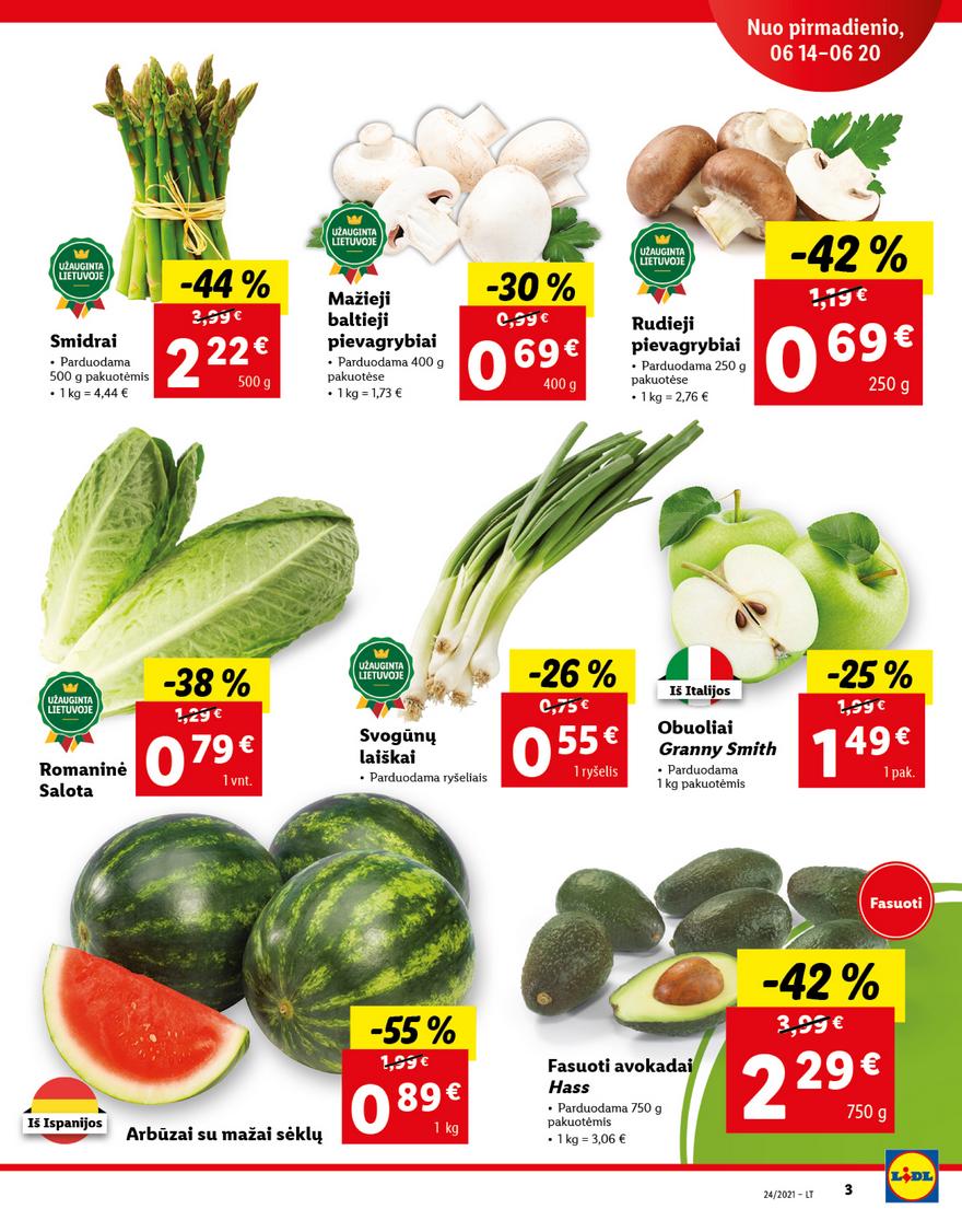 Lidl maisto prekių pasiūlymai akcijos nuo 
  2021-06-14 iki 
  2021-06-20 | Leidinukas.lt puslapis 3