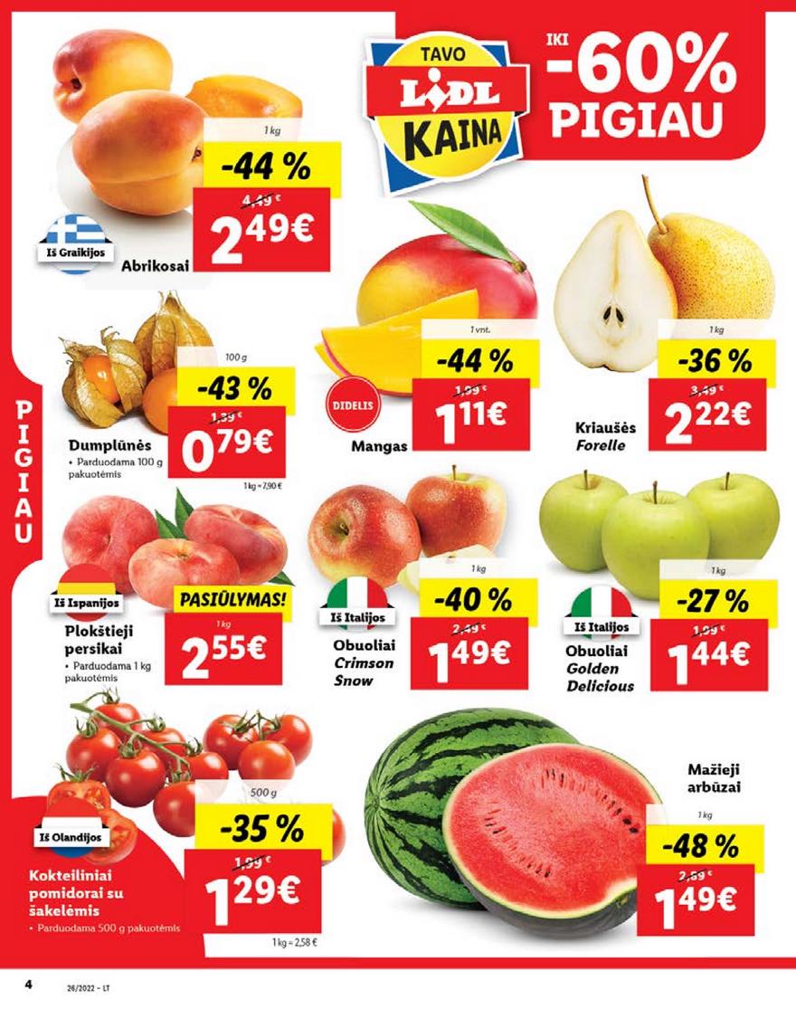 Lidl pasiūlymai akcijos nuo 
  2022-06-27 iki 
  2022-07-03 | Leidinukas.lt puslapis 4