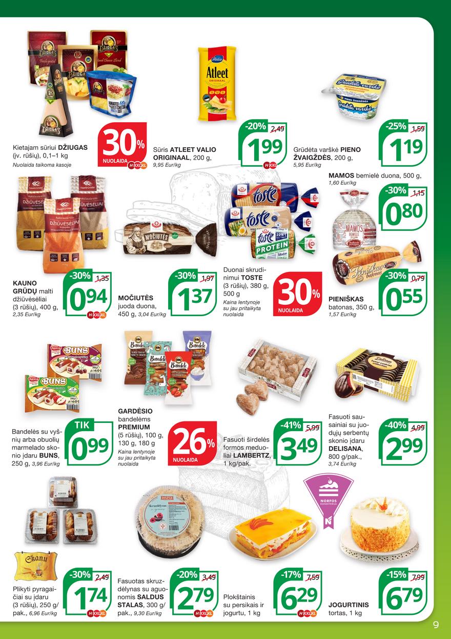 Norfos kaininis leidinys akcijos nuo 
  2023-01-12 iki 
  2023-01-25 | Leidinukas.lt puslapis 9