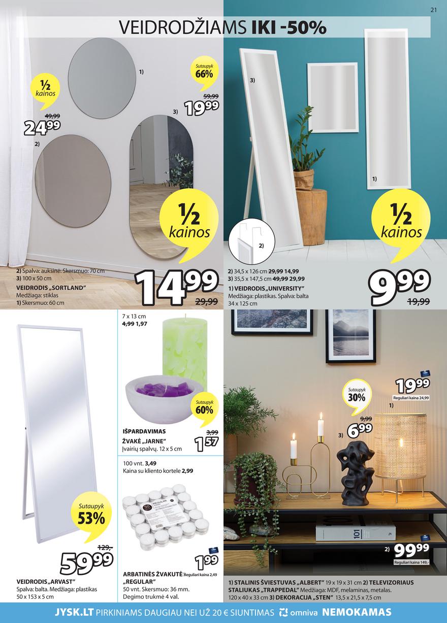 Jysk leidinys akcijos nuo 
  2022-03-15 iki 
  2022-03-28 | Leidinukas.lt puslapis 21