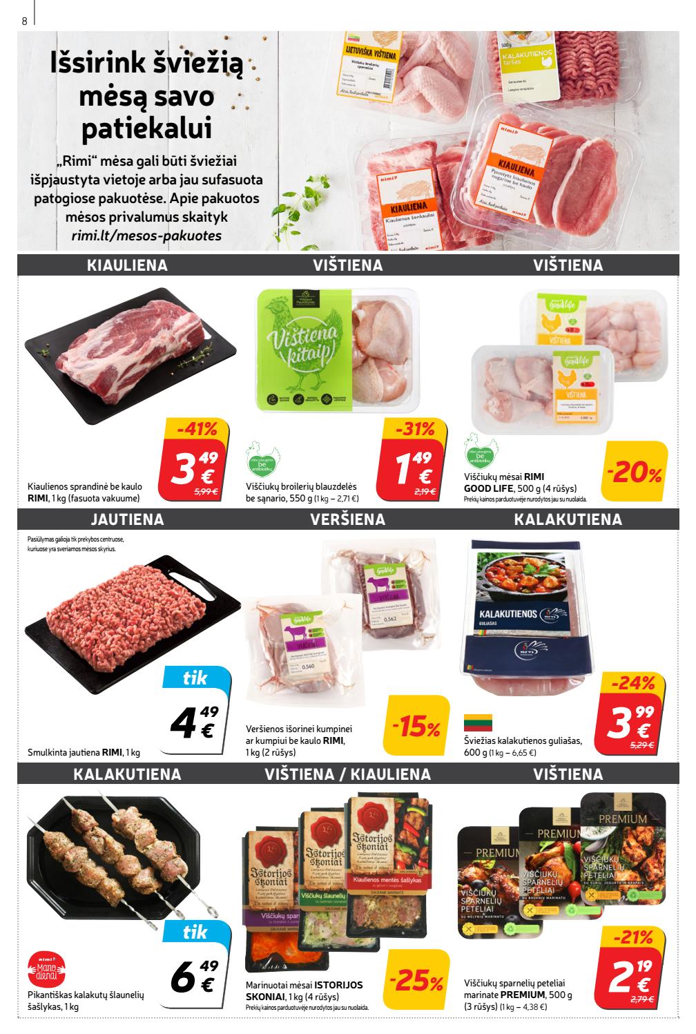 Rimi savaitinis leidinys akcijos nuo 
  2019-09-10 iki 
  2019-09-16 | Leidinukas.lt puslapis 8