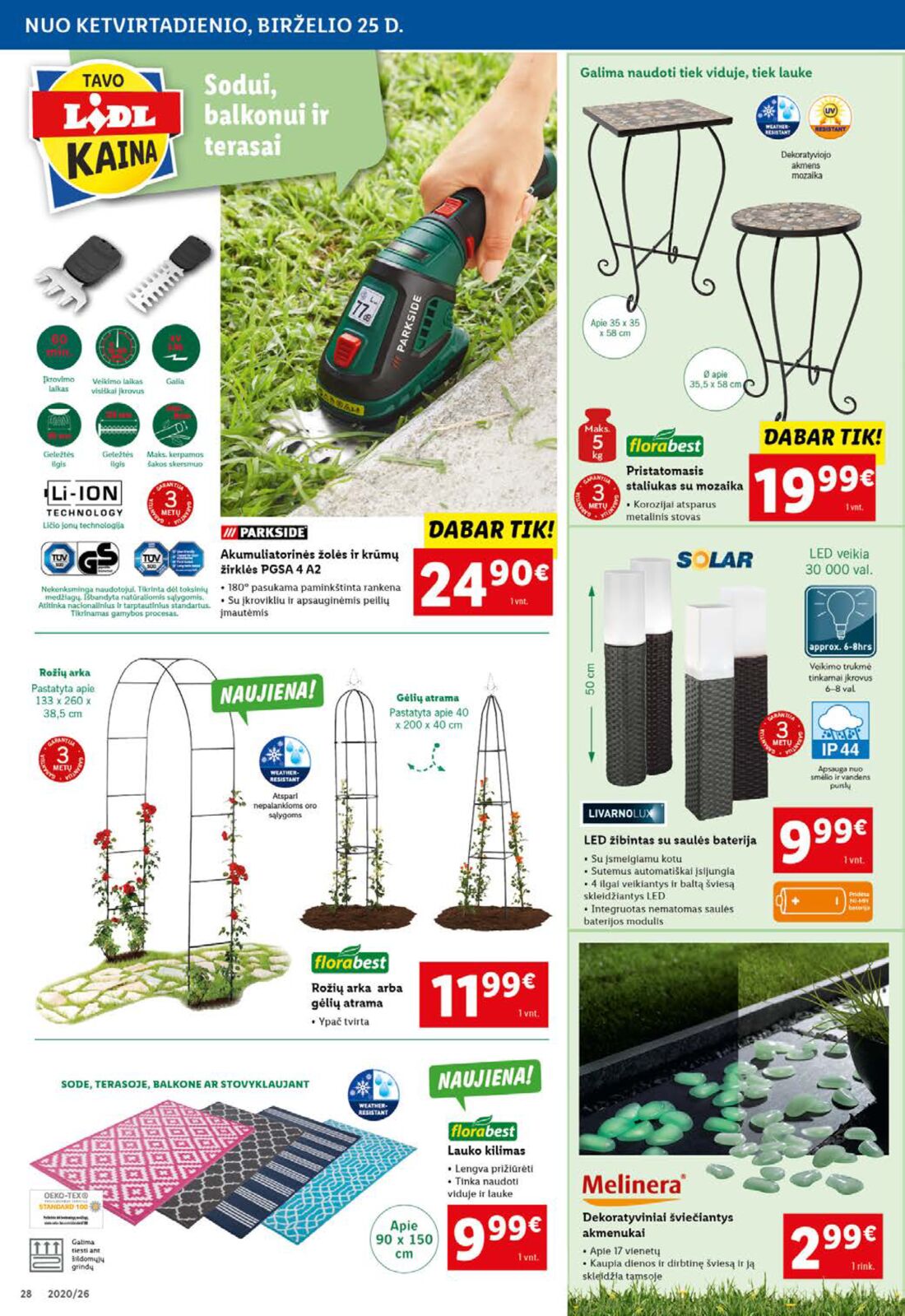 Lidl savaitinis leidinys akcijos nuo 
  2020-06-22 iki 
  2020-06-28 | Leidinukas.lt puslapis 28