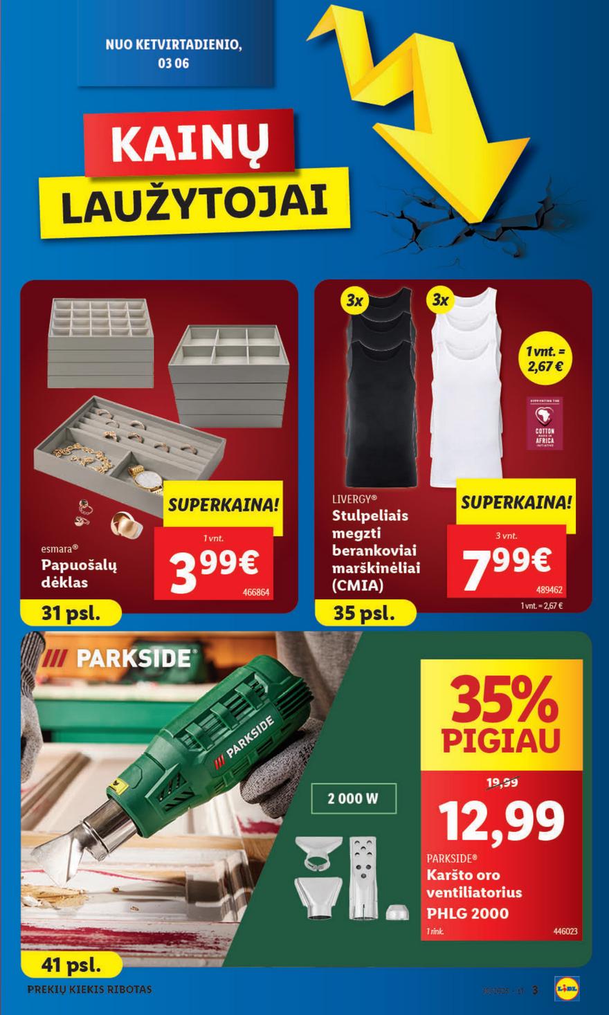 Lidl ne maisto leidinys akcijos nuo 
  2025-03-03 iki 
  2025-03-09 | Leidinukas.lt puslapis 3