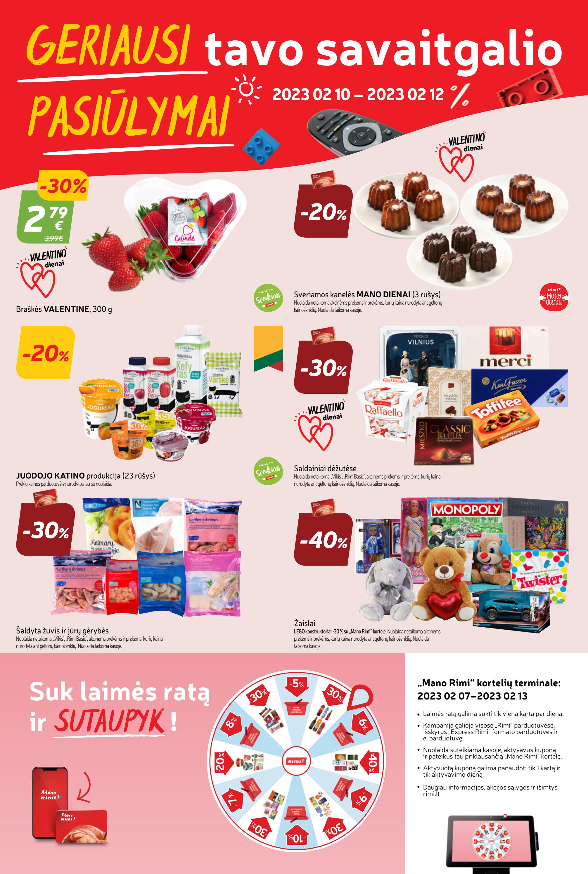 Rimi savaitinis leidinys akcijos nuo 
  2023-02-07 iki 
  2023-02-13 | Leidinukas.lt puslapis 23