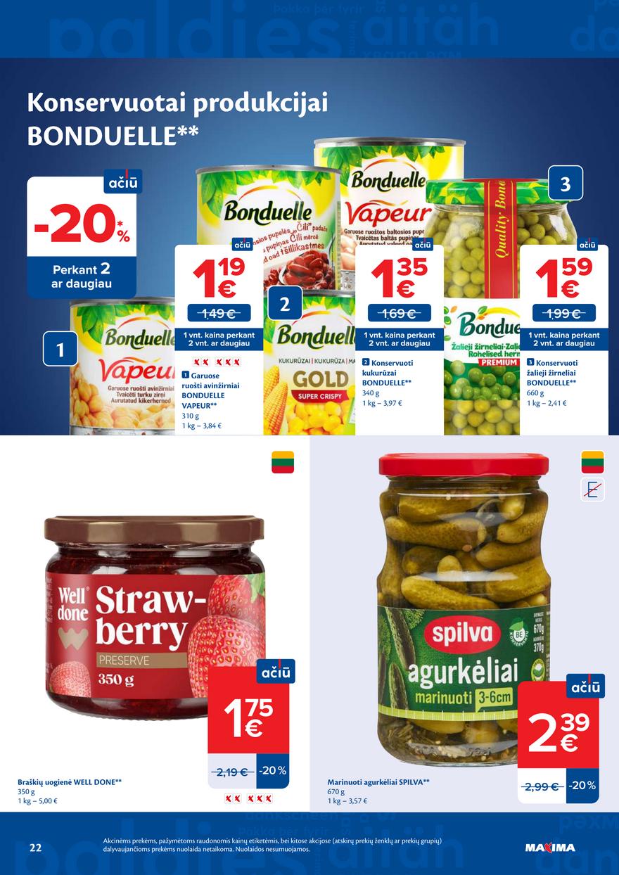 Maxima leidinys akcijos nuo 
  2026-05-19 iki 
  2026-05-25 | Leidinukas.lt puslapis 22