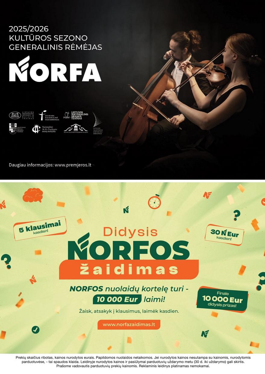 Norfos leidinys akcijos nuo 
  2026-04-16 iki 
  2026-04-29 | Leidinukas.lt puslapis 32