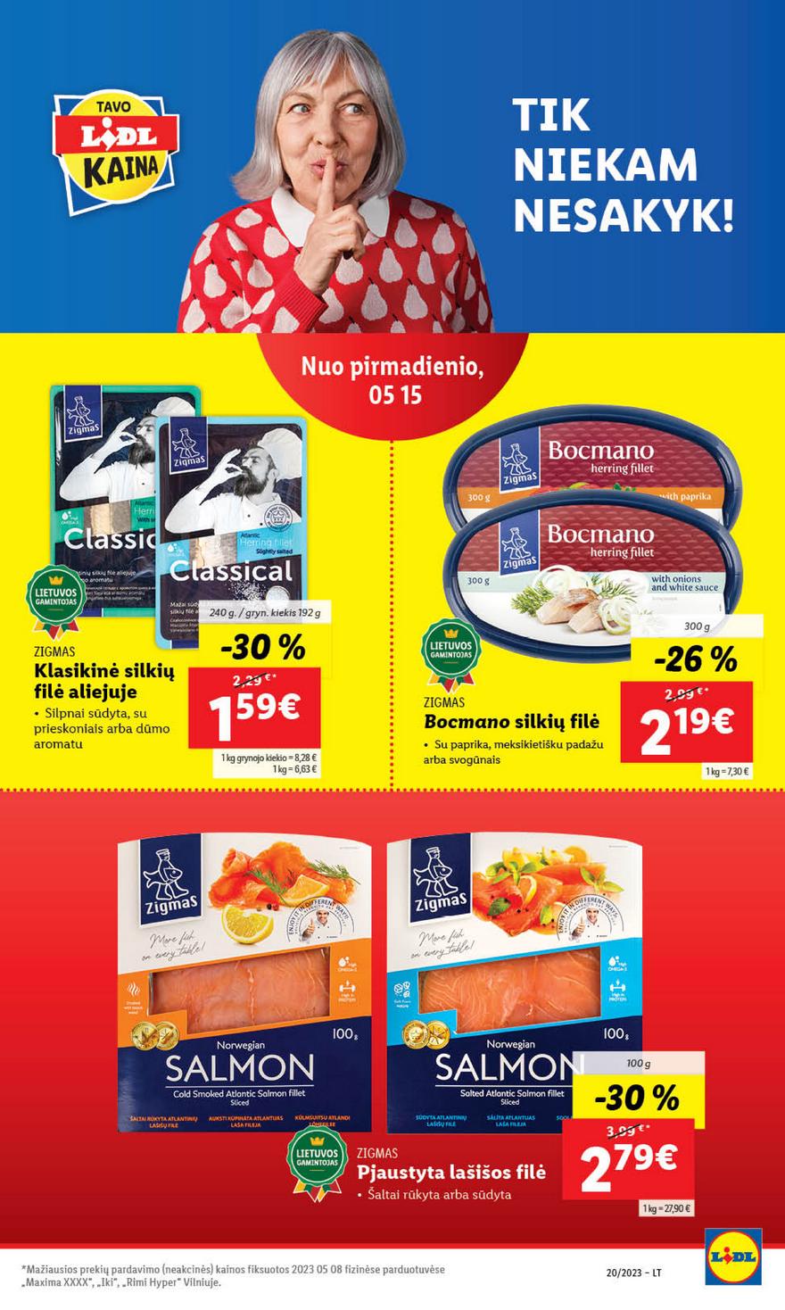 Lidl maisto prekių pasiūlymai akcijos nuo 
  2023-05-15 iki 
  2023-05-21 | Leidinukas.lt puslapis 29