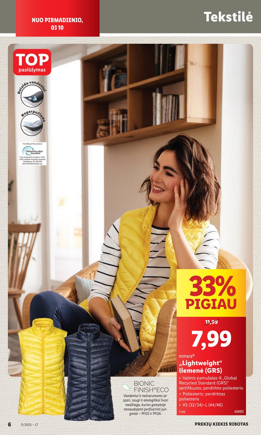 Lidl ne maisto leidinys akcijos nuo 
  2025-03-10 iki 
  2025-03-16 | Leidinukas.lt puslapis 6