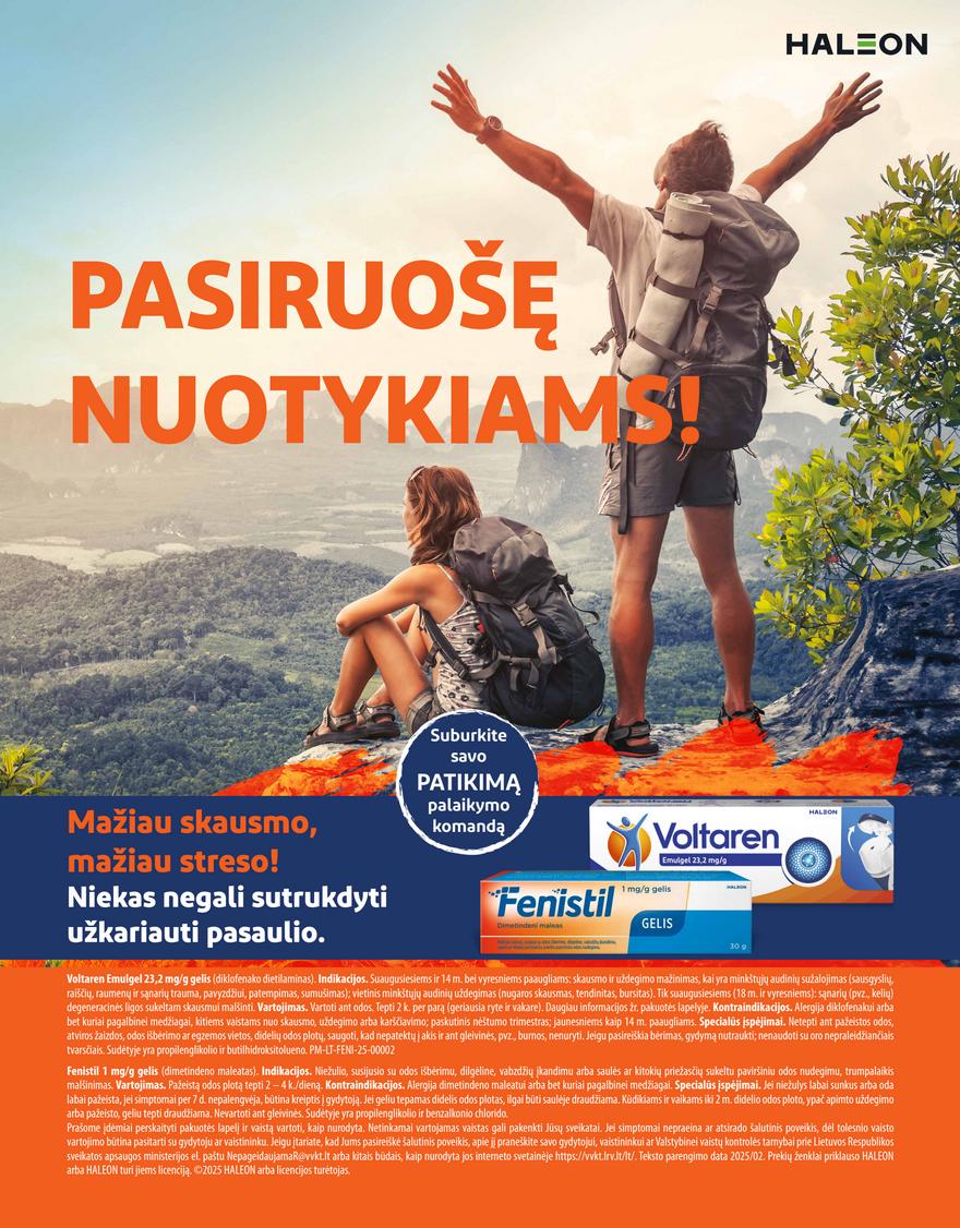 Norfos vaistinės leidinys akcijos nuo 
  2025-06-01 iki 
  2025-06-30 | Leidinukas.lt puslapis 9