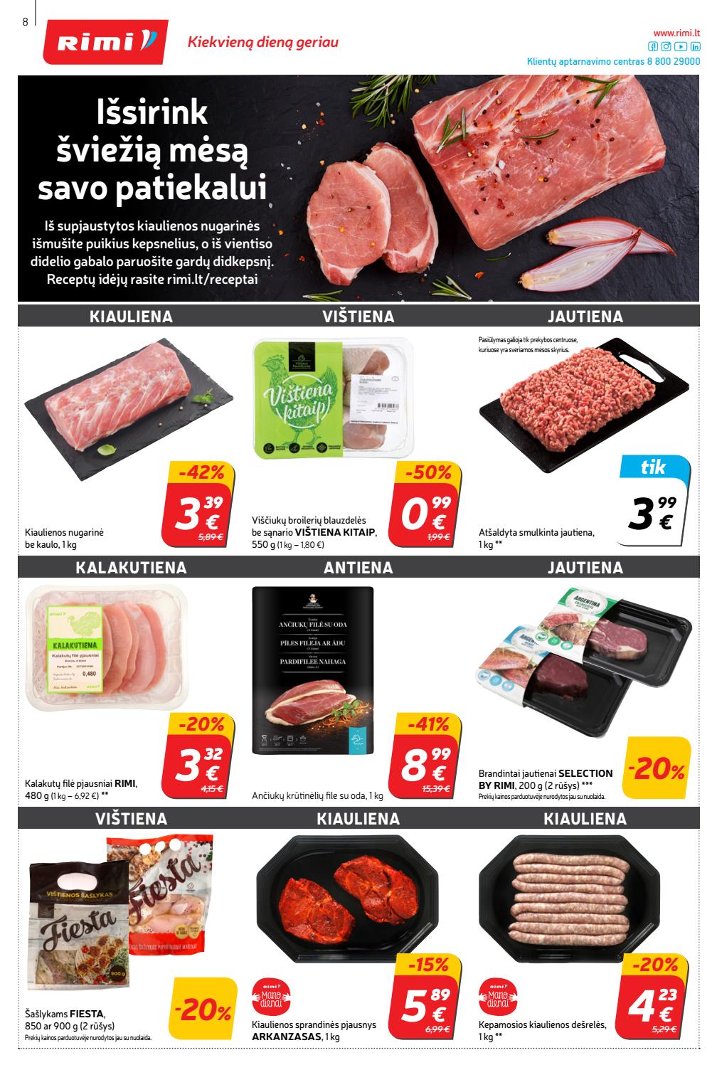 Rimi savaitinis leidinys akcijos nuo 
  2020-09-08 iki 
  2020-09-14 | Leidinukas.lt puslapis 8