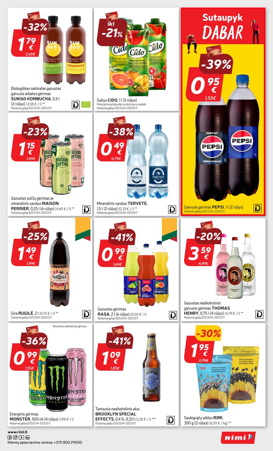 Rimi savaitinis leidinys 11 akcijos nuo 
  2025-03-12 iki 
  2025-03-17 | Leidinukas.lt puslapis 31