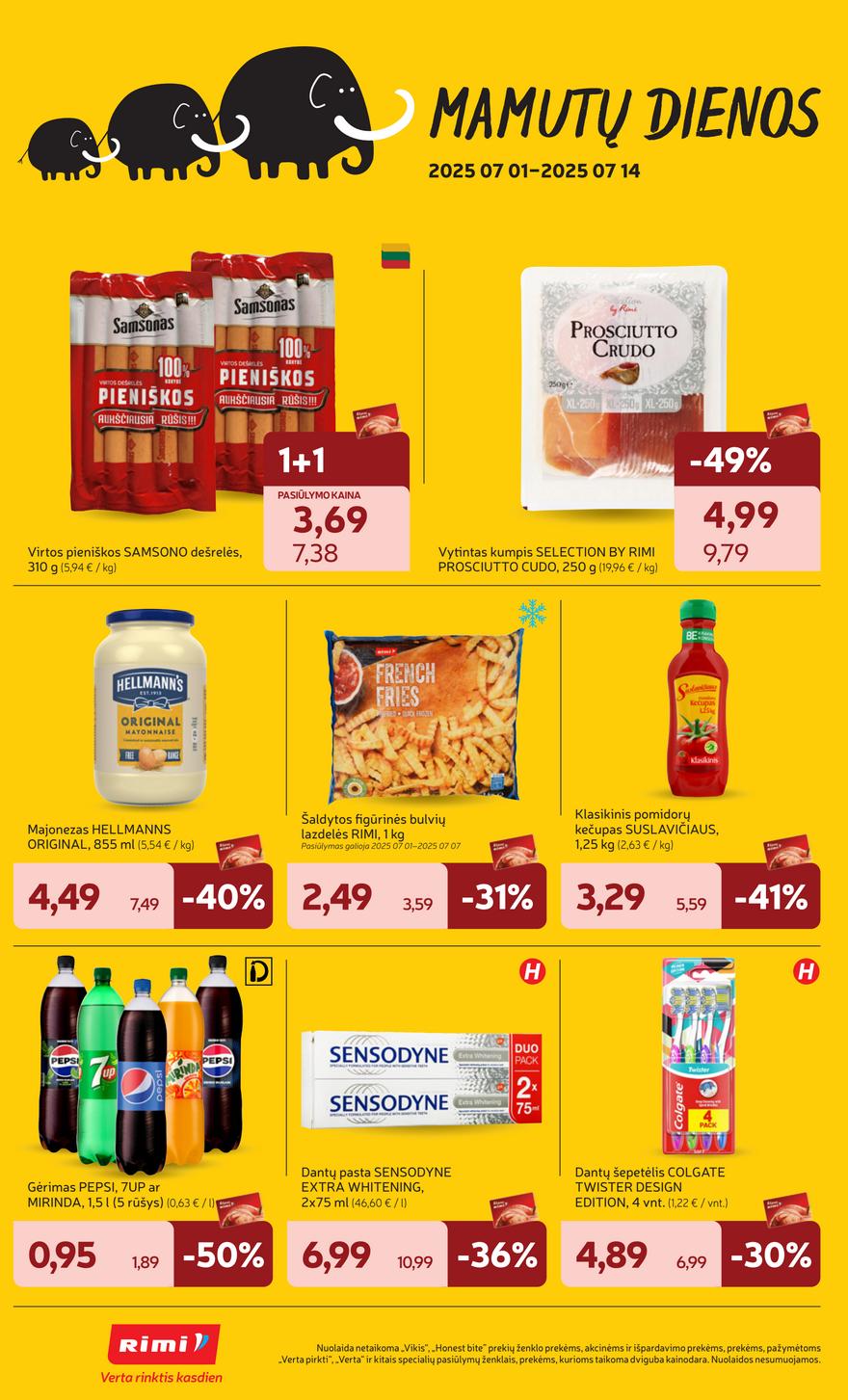 Rimi savaitinis leidinys 27 akcijos nuo 
  2025-07-01 iki 
  2025-07-07 | Leidinukas.lt puslapis 2
