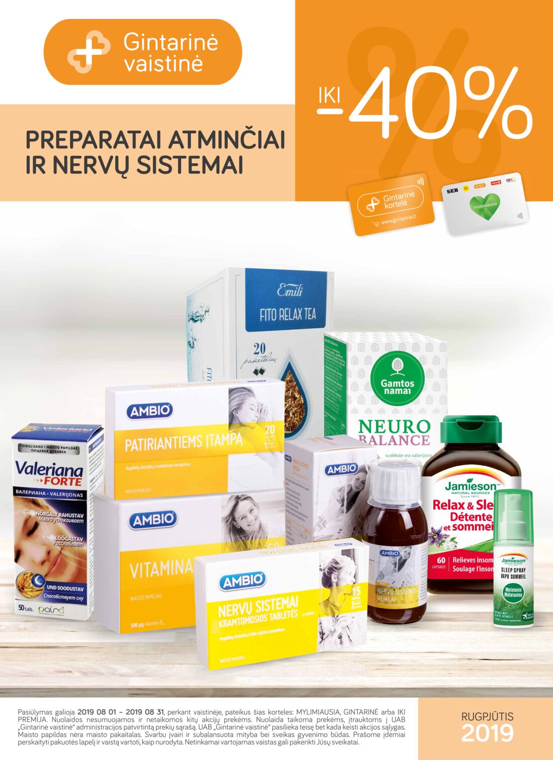 Gintarinė vaistinė leidinys akcijos nuo 
  2019-08-01 iki 
  2019-08-31 | Leidinukas.lt puslapis 1