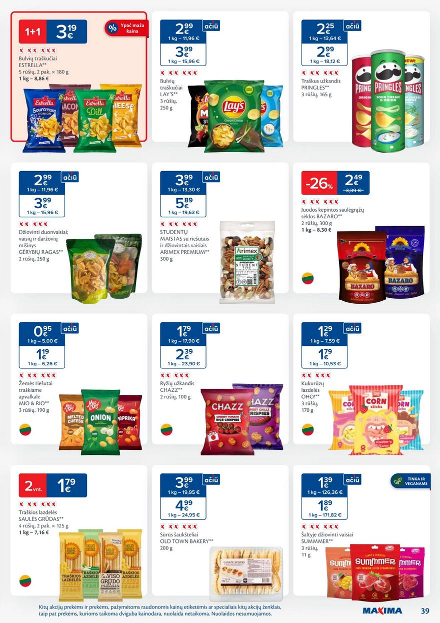 Maxima leidinukas akcijos nuo 
  2025-08-19 iki 
  2025-08-25 | Leidinukas.lt puslapis 39