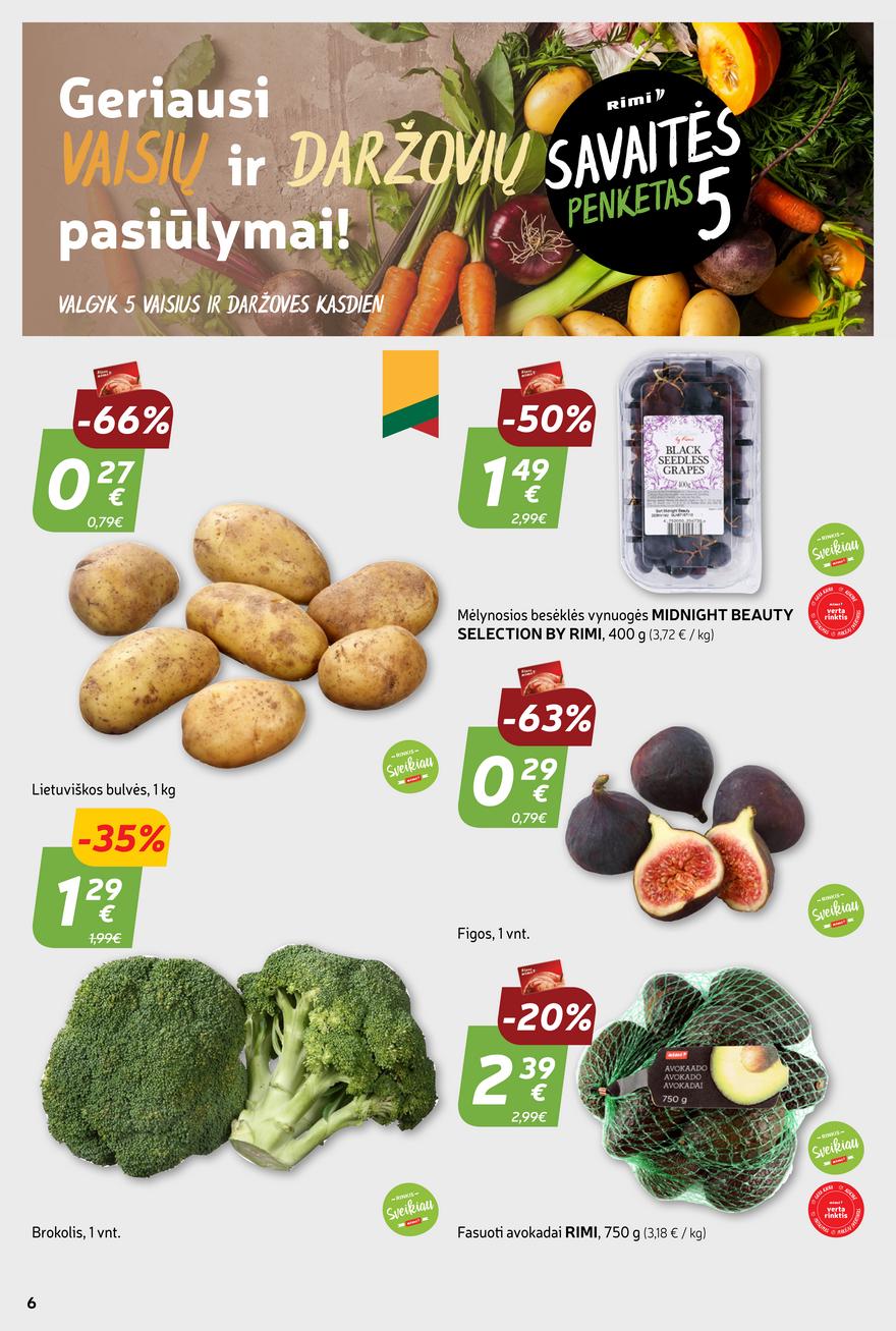 Rimi savaitinis leidinys akcijos nuo 
  2023-10-03 iki 
  2023-10-09 | Leidinukas.lt puslapis 6