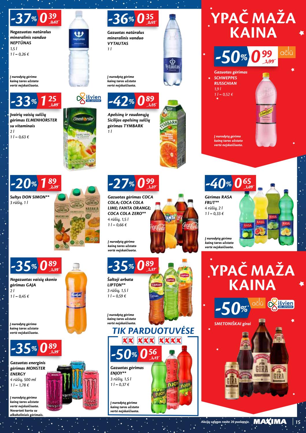 Maxima kaininis leidinys akcijos nuo 
  2020-12-29 iki 
  2021-01-04 | Leidinukas.lt puslapis 15