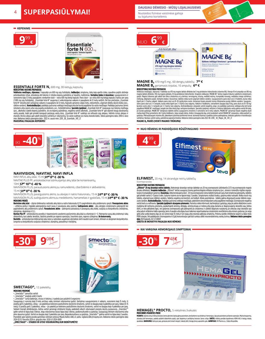 Gintarinės vaistinės leidinys akcijos nuo 
  2024-06-01 iki 
  2024-06-30 | Leidinukas.lt puslapis 4