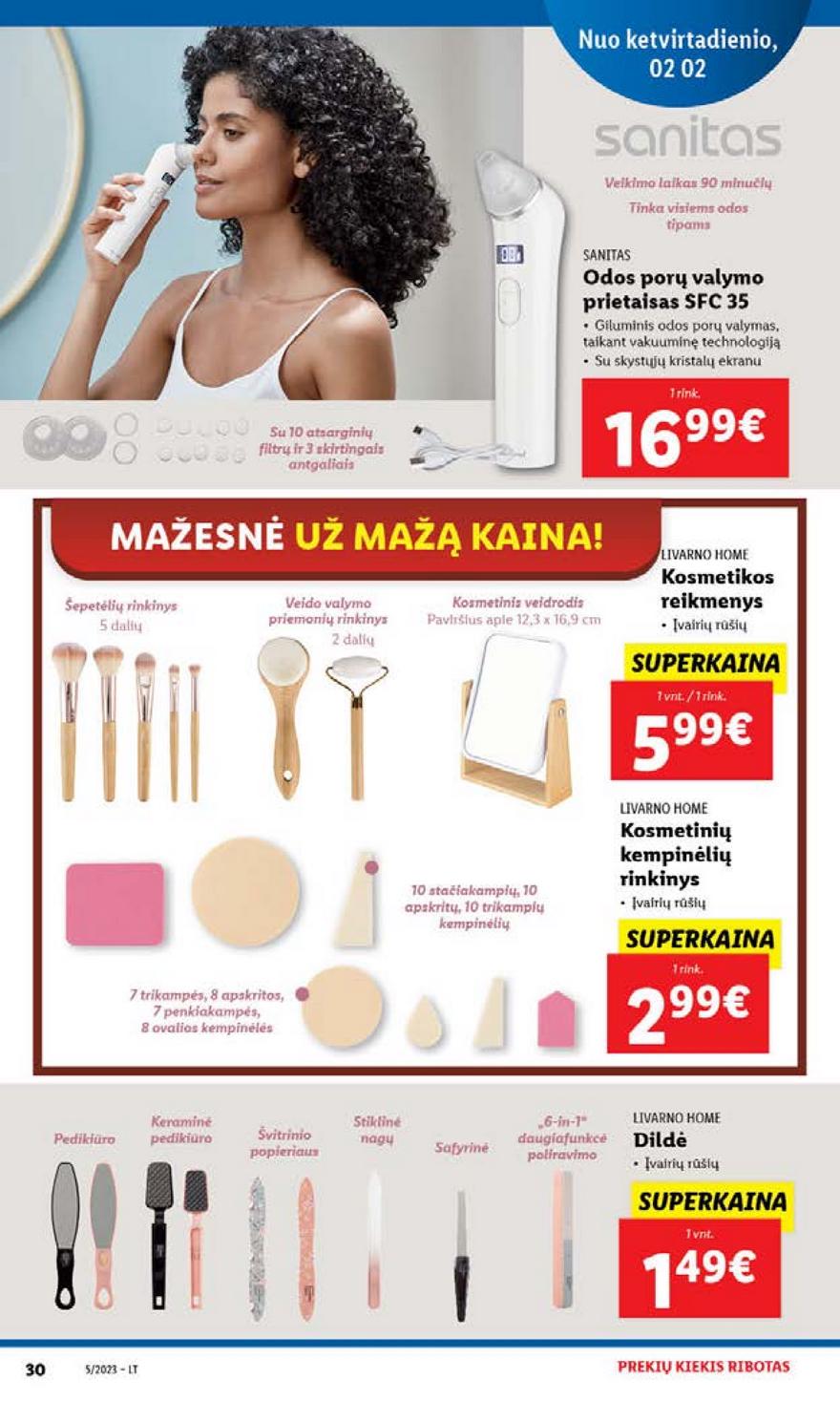 Ldil ne maisto leidinys akcijos nuo 
  2023-01-30 iki 
  2023-02-05 | Leidinukas.lt puslapis 30