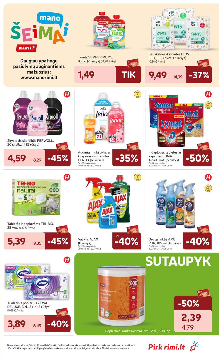 Rimi leidinys akcijos nuo 
  2026-06-09 iki 
  2026-06-15 | Leidinukas.lt puslapis 33